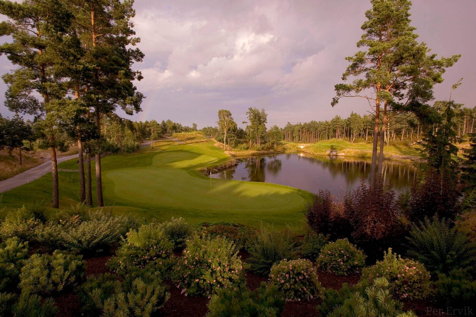 Fotograf Per Ervik gir tips til golfbanefotografering