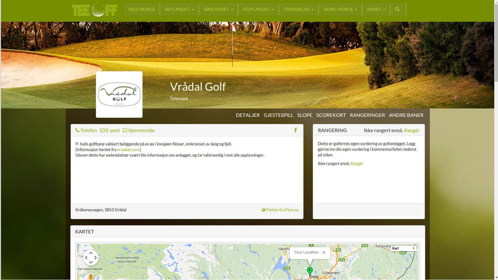 Vrådal Golf dukket opp som troll av eske