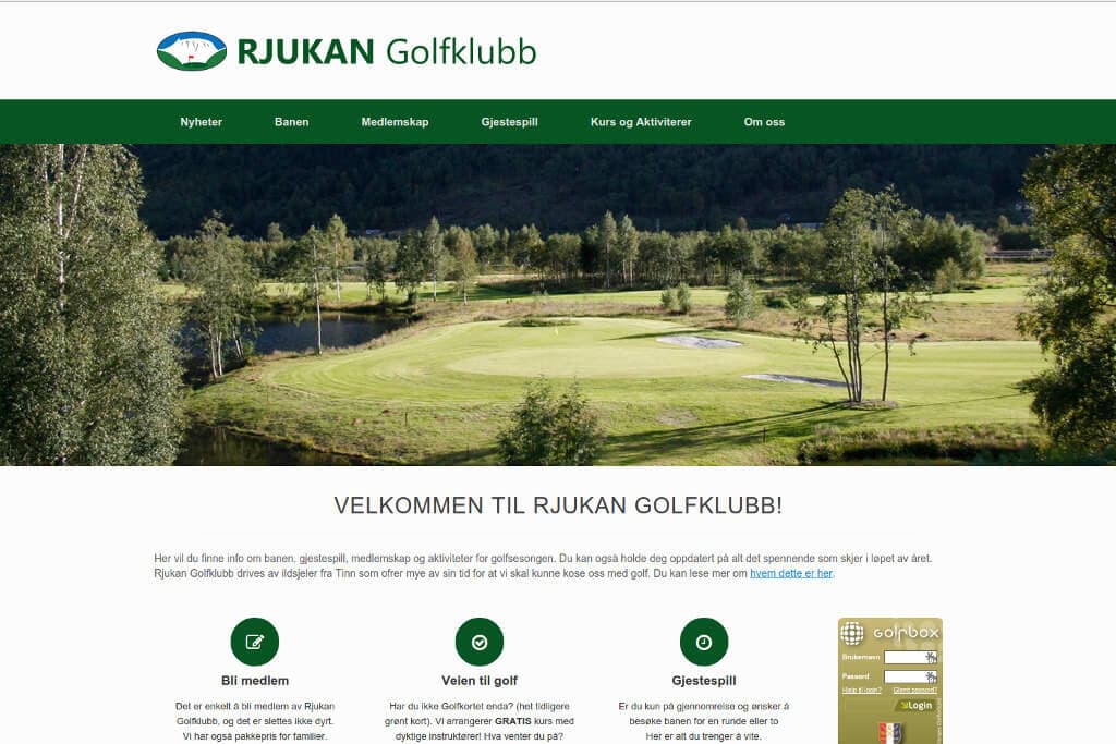 De beste hjemmesidene til norske golfklubber (for ikke-golfere)