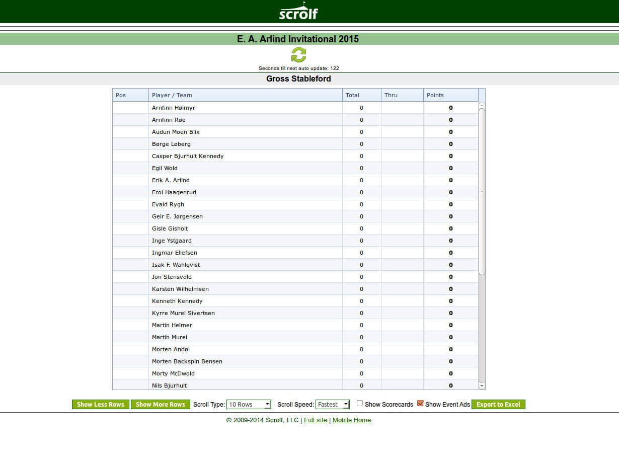 Livescore -Golf GameBook vs Scrolf?